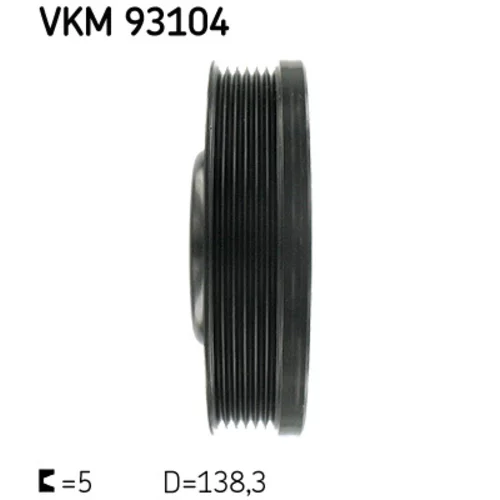 Remenica kľukového hriadeľa VKM 93104 /SKF/ - obr. 2