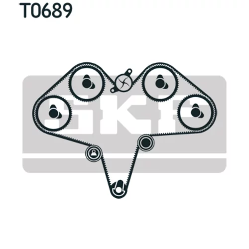 Sada ozubeného remeňa VKMA 95039 /SKF/ - obr. 1