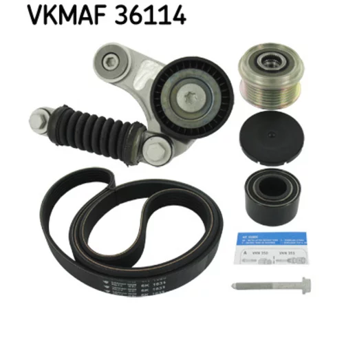 Ozubený klinový remeň - Sada SKF VKMAF 36114