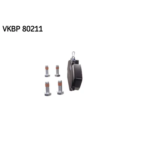 Sada brzdových platničiek kotúčovej brzdy VKBP 80211 /SKF/ - obr. 1