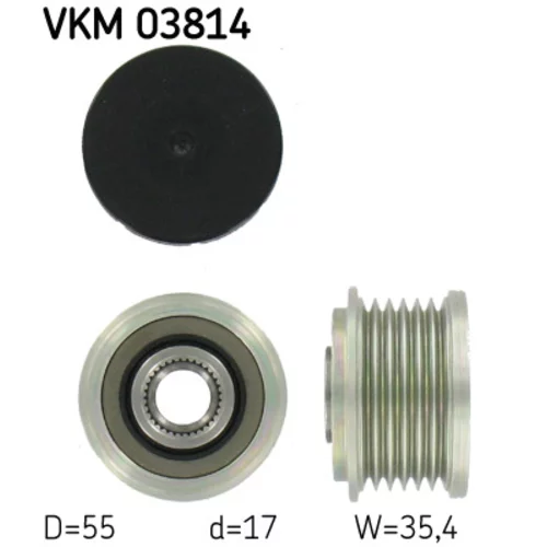 Voľnobežka alternátora VKM 03814 /SKF/