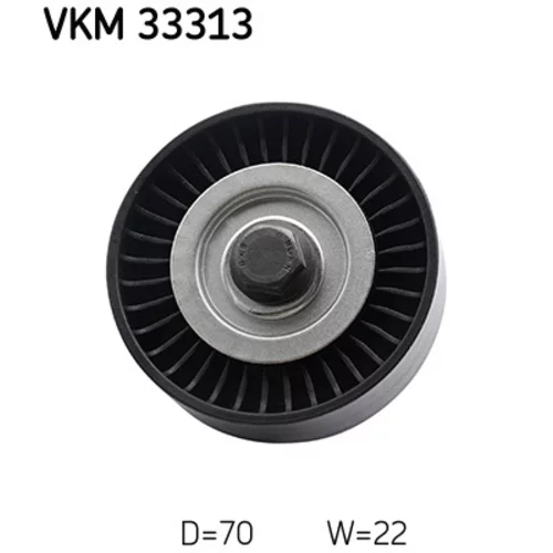 Vratná/vodiaca kladka rebrovaného klinového remeňa VKM 33313 /SKF/ - obr. 1
