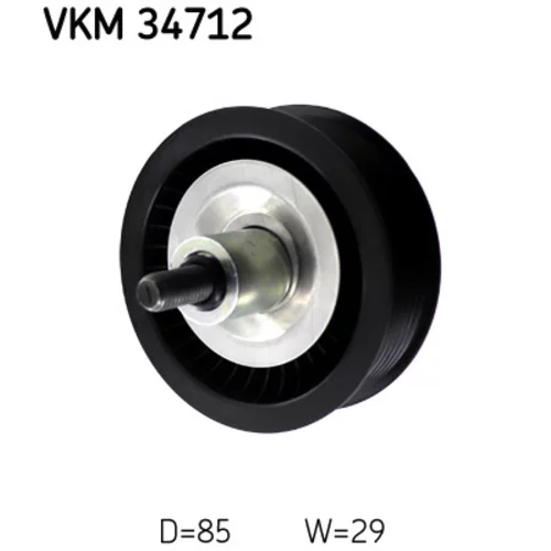 Vratná/vodiaca kladka rebrovaného klinového remeňa VKM 34712 /SKF/ - obr. 1