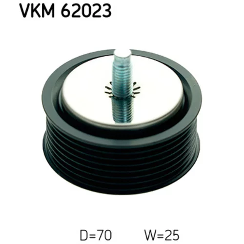 Vratná/vodiaca kladka rebrovaného klinového remeňa VKM 62023 /SKF/ - obr. 1