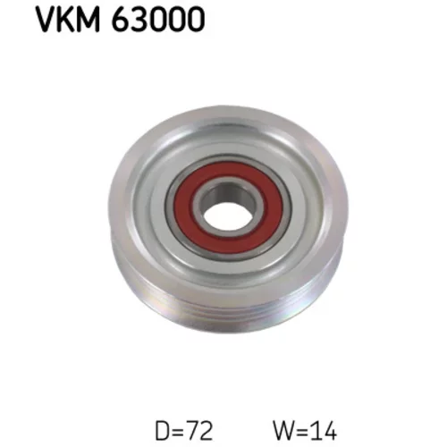 Vratná/vodiaca kladka rebrovaného klinového remeňa SKF VKM 63000