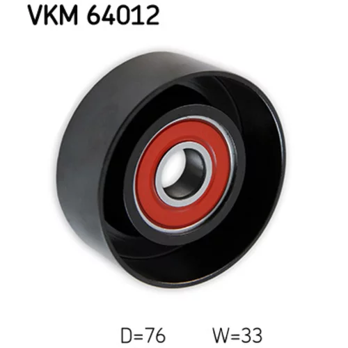 Vratná/vodiaca kladka rebrovaného klinového remeňa VKM 64012 /SKF/ - obr. 4