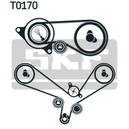 Sada ozubeného remeňa VKMA 01152 /SKF/ - obr. 1