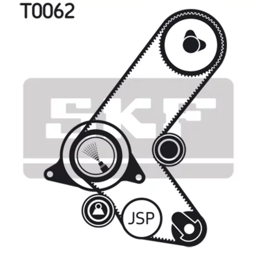 Sada ozubeného remeňa VKMA 05208 /SKF/ - obr. 1