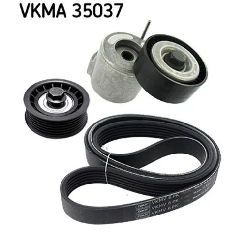 Ozubený klinový remeň - Sada SKF VKMA 35037