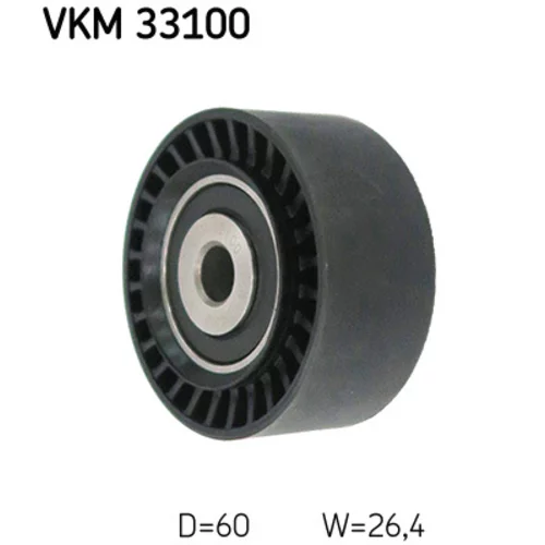 Vratná/vodiaca kladka rebrovaného klinového remeňa VKM 33100 /SKF/ - obr. 4