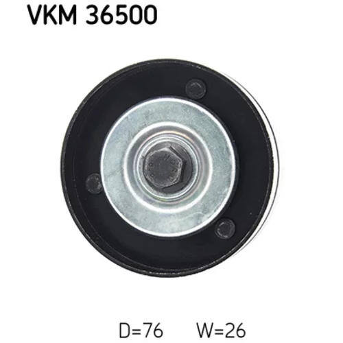 Vratná/vodiaca kladka rebrovaného klinového remeňa VKM 36500 /SKF/ - obr. 1