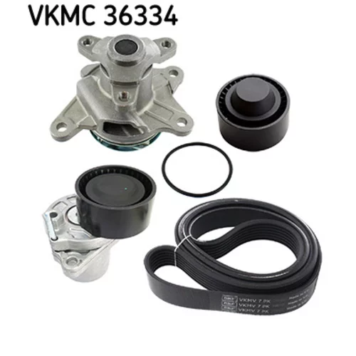 Vodné čerpadlo + sada klinového remeňa VKMC 36334 /SKF/ - obr. 1
