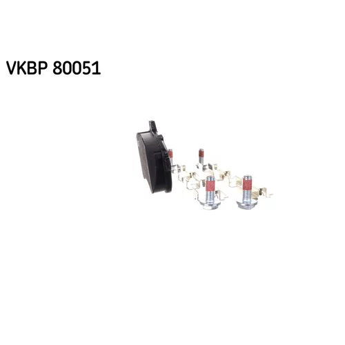 Sada brzdových platničiek kotúčovej brzdy VKBP 80051 /SKF/ - obr. 3