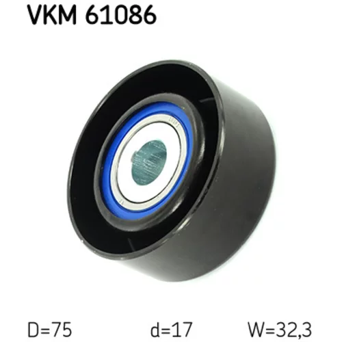 Vratná/vodiaca kladka rebrovaného klinového remeňa VKM 61086 /SKF/ - obr. 1