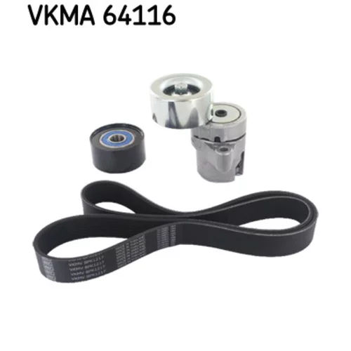 Ozubený klinový remeň - Sada SKF VKMA 64116