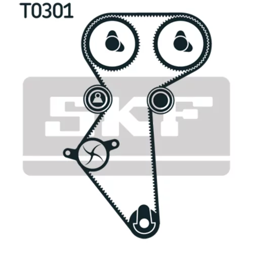 Sada ozubeného remeňa VKMA 90007 /SKF/ - obr. 1