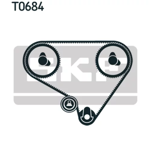 Sada ozubeného remeňa VKMA 92004 /SKF/ - obr. 1