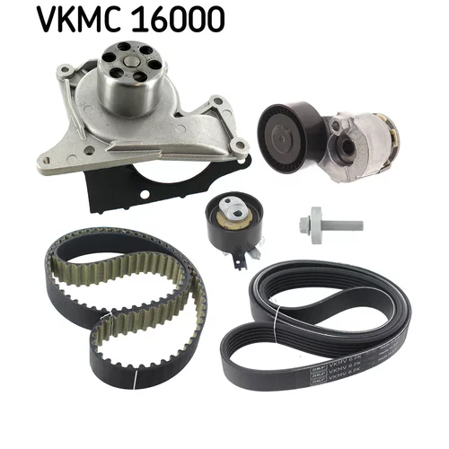 Vodné čerpadlo + sada ozubeného remeňa SKF VKMC 16000
