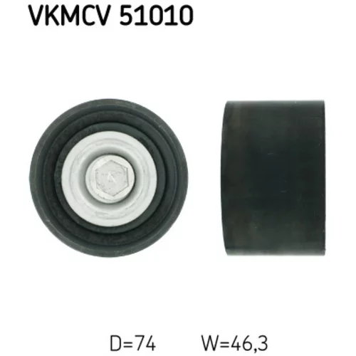 Vratná/vodiaca kladka rebrovaného klinového remeňa SKF VKMCV 51010