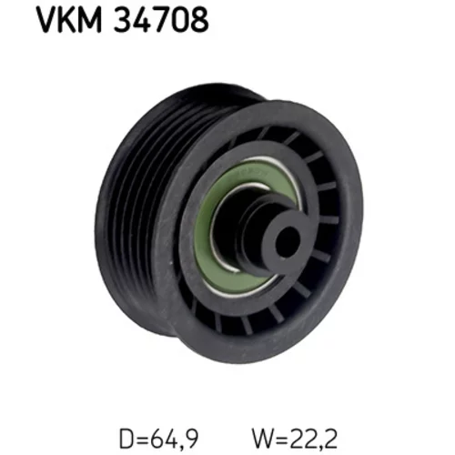 Vratná/vodiaca kladka rebrovaného klinového remeňa VKM 34708 /SKF/