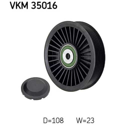 Vratná/vodiaca kladka rebrovaného klinového remeňa VKM 35016 /SKF/ - obr. 1