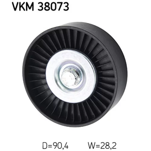 Vratná/vodiaca kladka rebrovaného klinového remeňa VKM 38073 /SKF/ - obr. 1