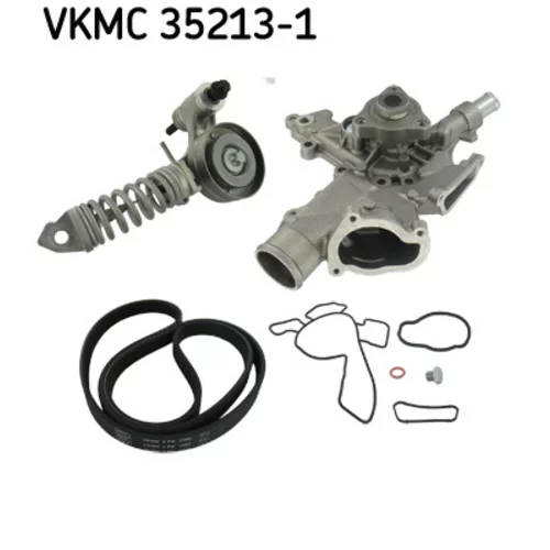Vodné čerpadlo + sada klinového remeňa SKF VKMC 35213-1