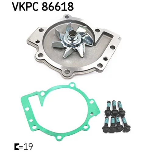 Vodné čerpadlo, chladenie motora VKPC 86618 /SKF/ - obr. 1