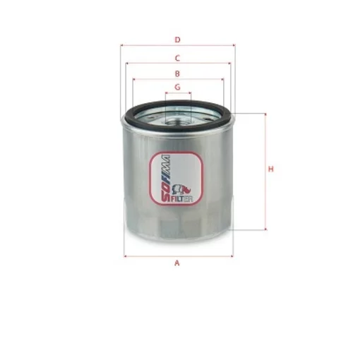 Olejový filter SOFIMA S 1644 R