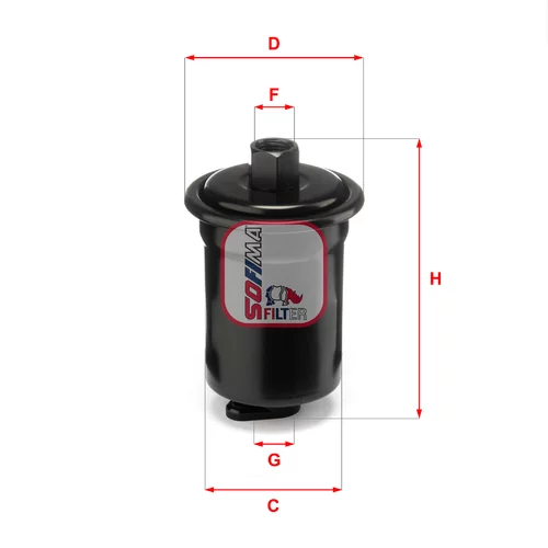 Palivový filter SOFIMA S 1712 B