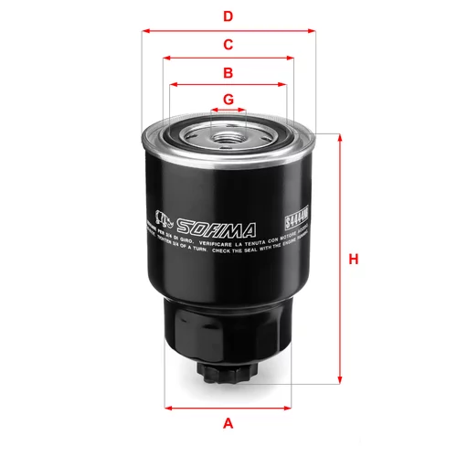 Palivový filter SOFIMA S 4444 NR