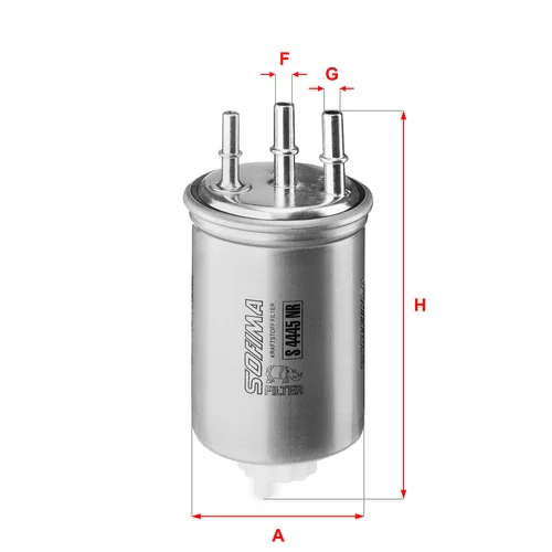 Palivový filter SOFIMA S 4445 NR