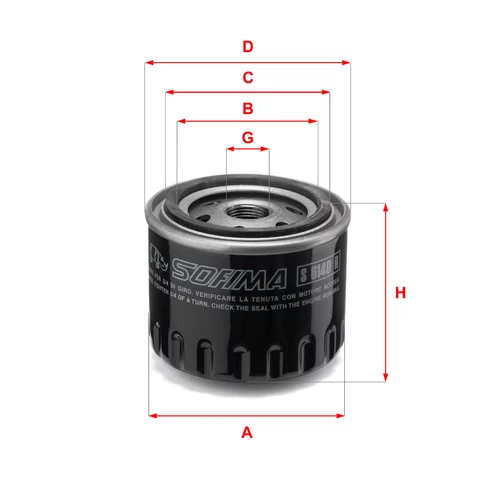 Olejový filter SOFIMA S 6140 R