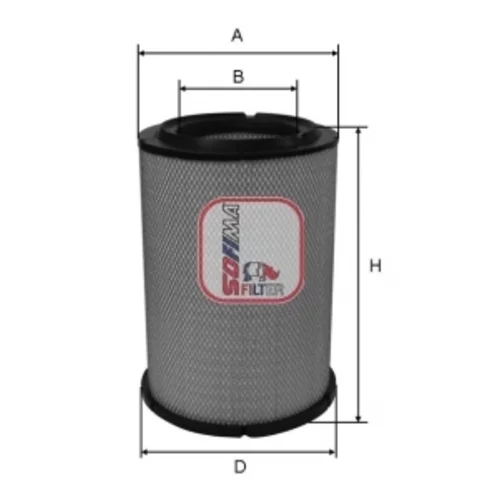 Vzduchový filter SOFIMA S 7543 A