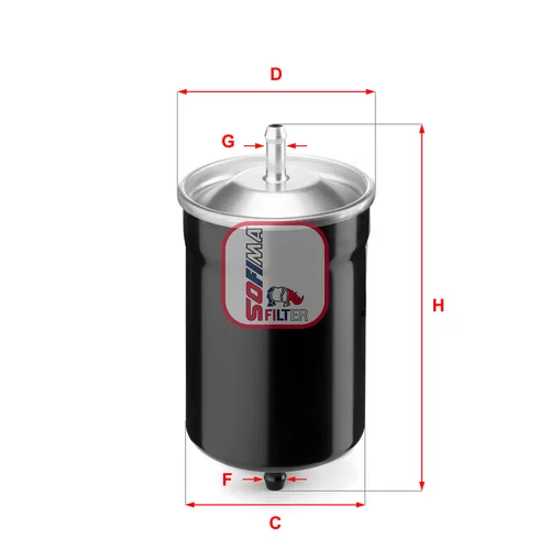 Palivový filter SOFIMA S 1500 B