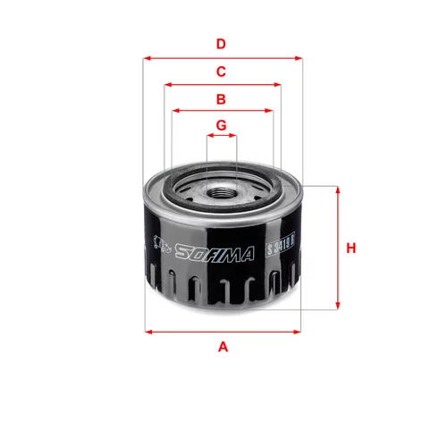 Olejový filter SOFIMA S 3419 R