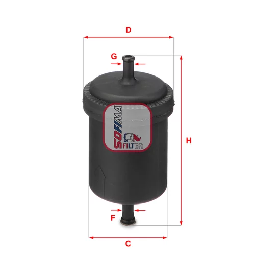 Palivový filter SOFIMA S 3900 B