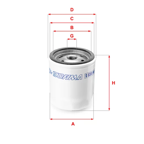 Palivový filter SOFIMA S 0300 NR