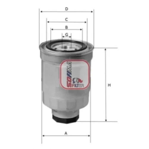 Palivový filter SOFIMA S 1446 NR