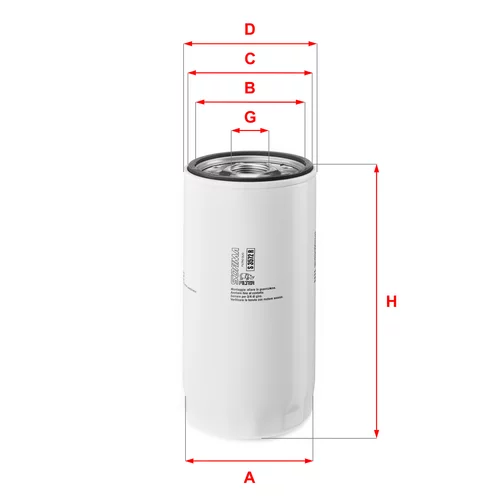 Olejový filter SOFIMA S 3572 R