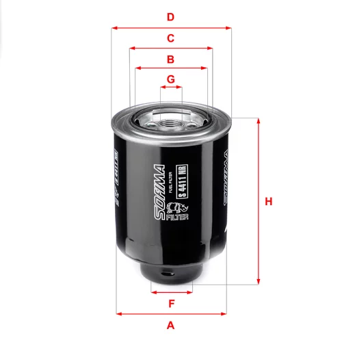 Palivový filter SOFIMA S 4411 NR