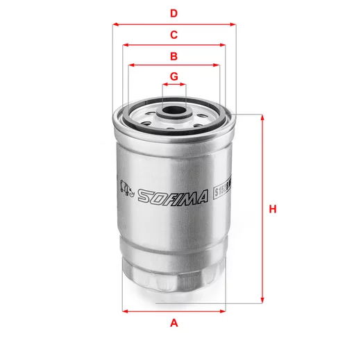 Palivový filter SOFIMA S 1528 NR