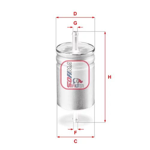 Palivový filter SOFIMA S 1611 B