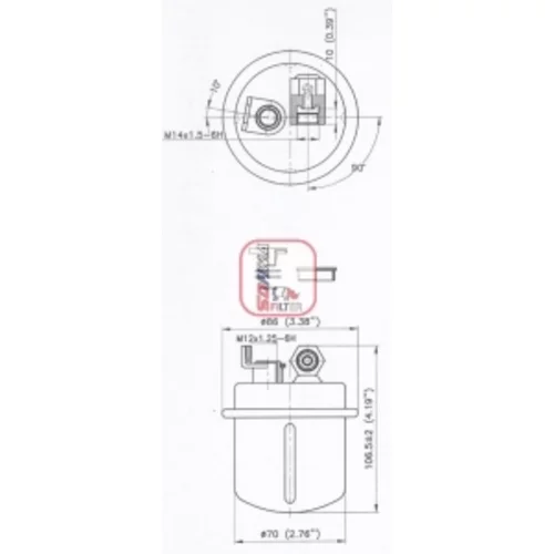 Palivový filter SOFIMA S 1618 B