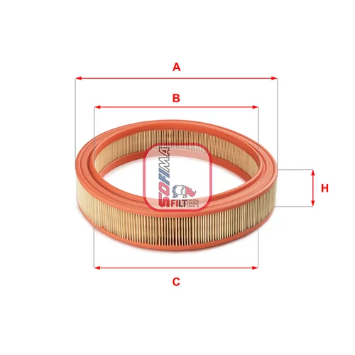 Vzduchový filter SOFIMA S 3381 A