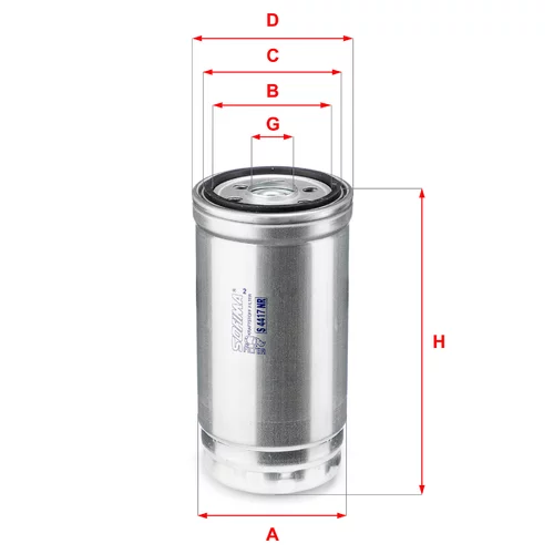 Palivový filter SOFIMA S 4417 NR