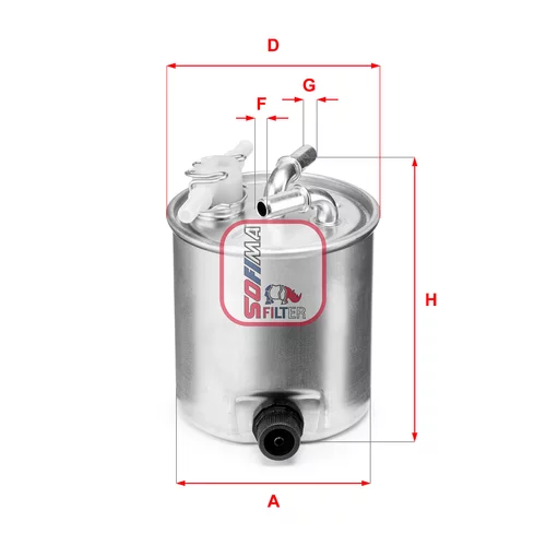 Palivový filter SOFIMA S 5392 GC