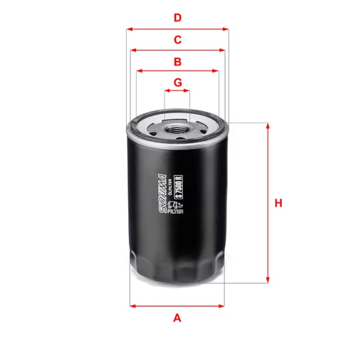 Olejový filter SOFIMA S 7500 R