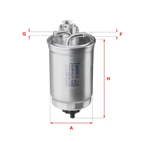 Palivový filter SOFIMA S 7600 NR