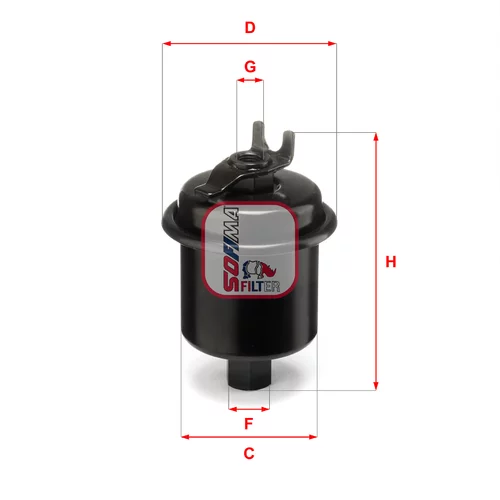 Palivový filter SOFIMA S 1621 B